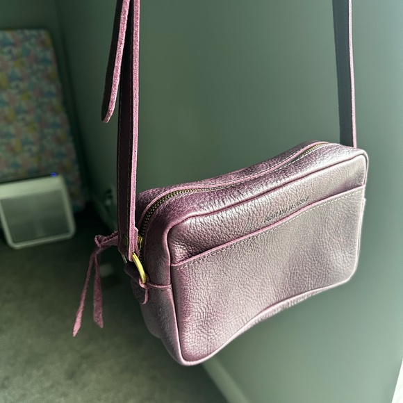 Portland leather good toaster in plum - Picture 7 of 8